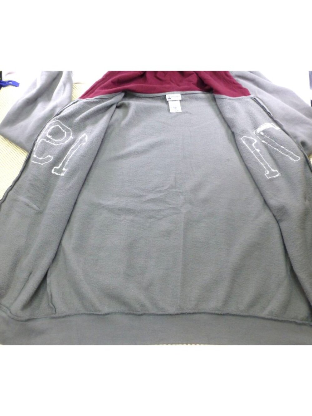 Disney Parks Gray Full Zip-Up Hoodie 1971 Walt Disney World Large Authentic - Picture 11 of 16